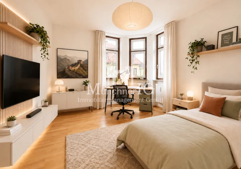 WG-Konzept Schlafzimmer 3 Visualisierung