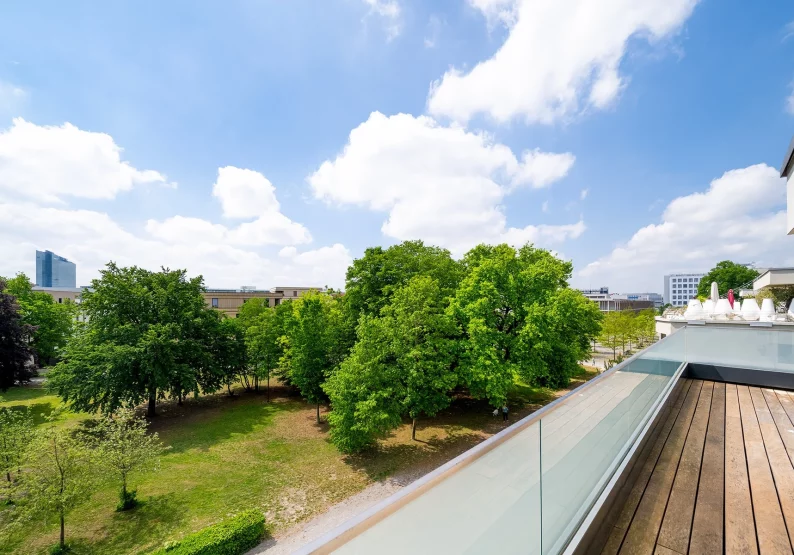 Ausblick Terrasse