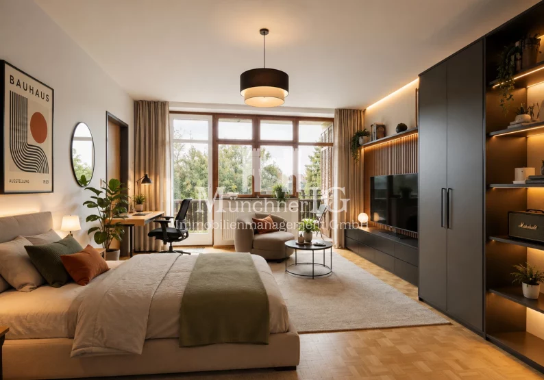 WG-Konzept Großes Zimmer Visualisierung