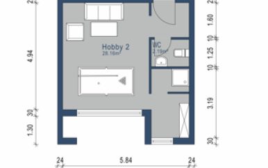 Ber.69_Grundriss Hobbyraum